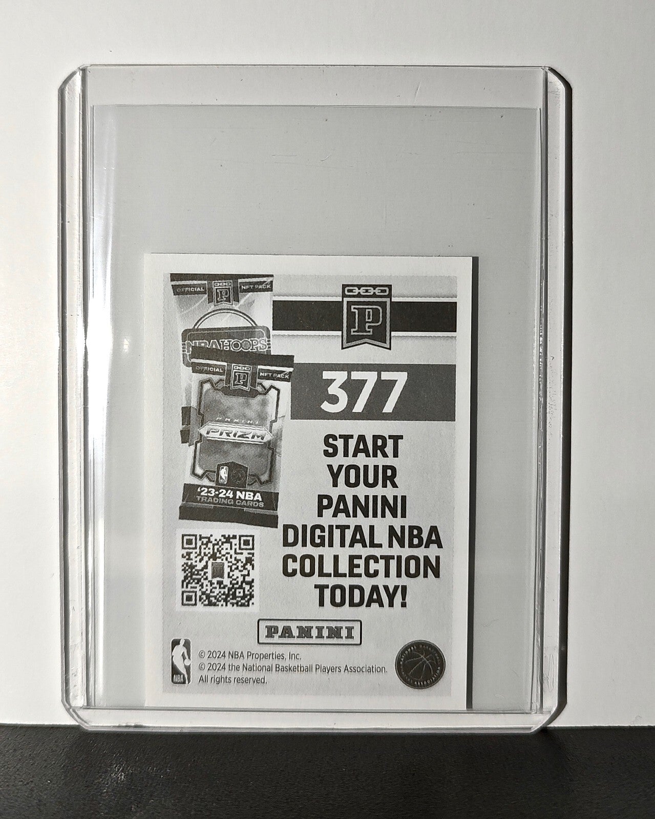 Scotty Pippen Jr. 2024-25 Panini NBA #377 Sticker Card Memphis Grizzlies