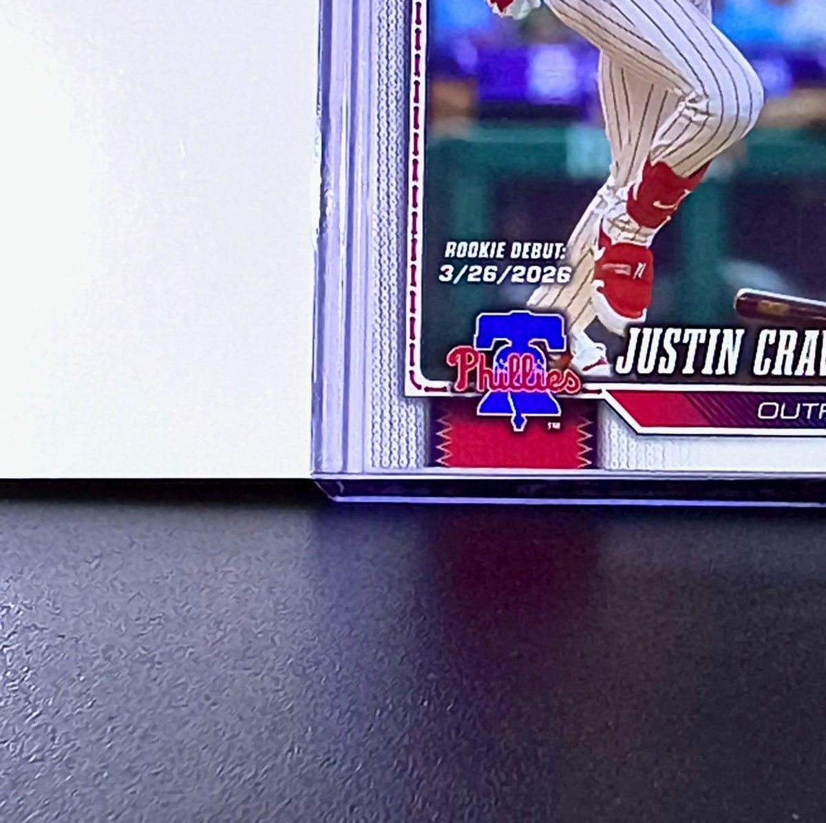 Justin Crawford Rookie 2026 Topps Update MLB #US23 Card Philadelphia Phillies