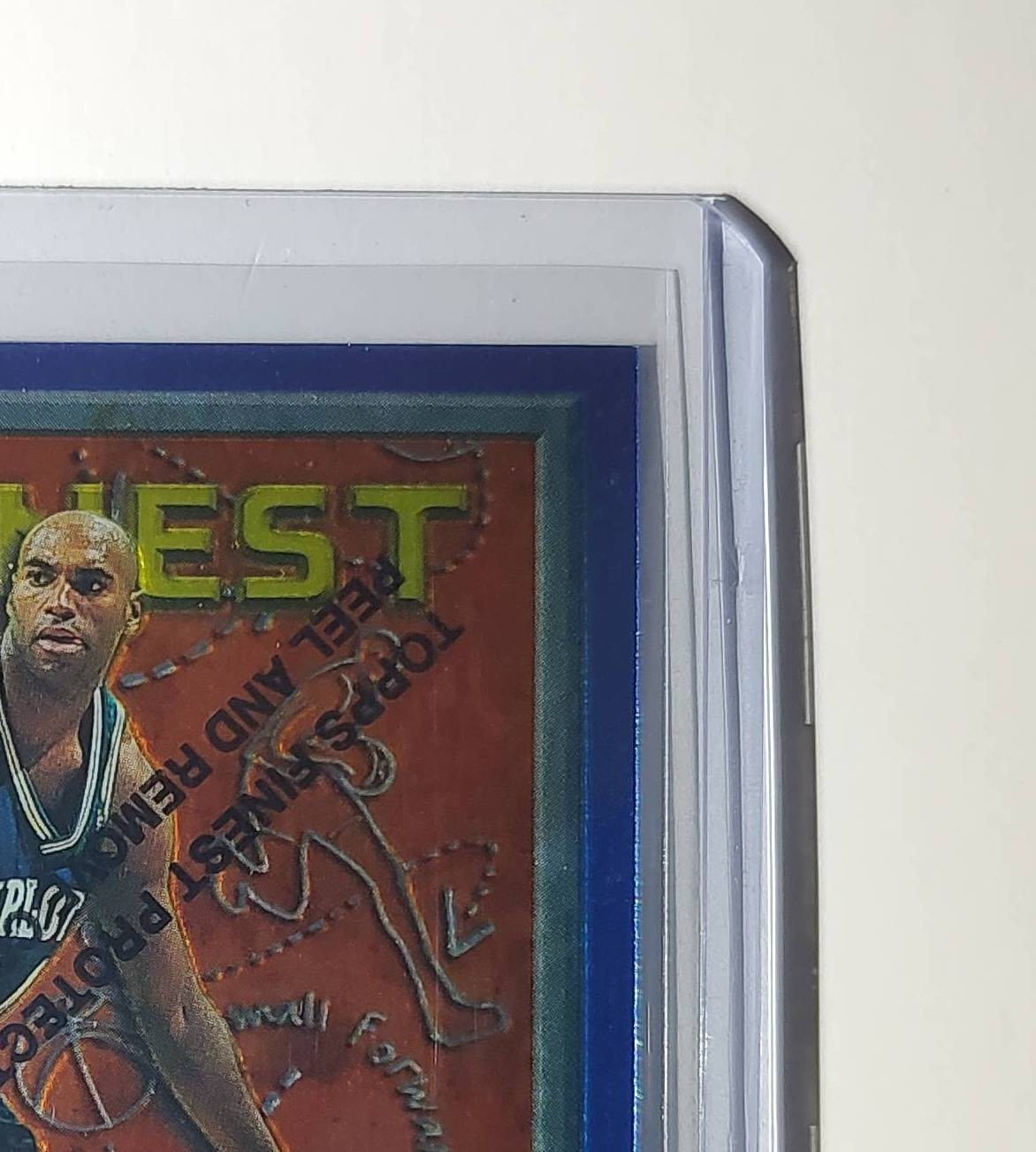 Scott Burrell 1995-96 Topps Finest NBA #218 Card Hornets