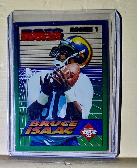 Bruce Isaac 1994 Collector's Edge Boss Rookies NFL #1 Football Card LA Rams