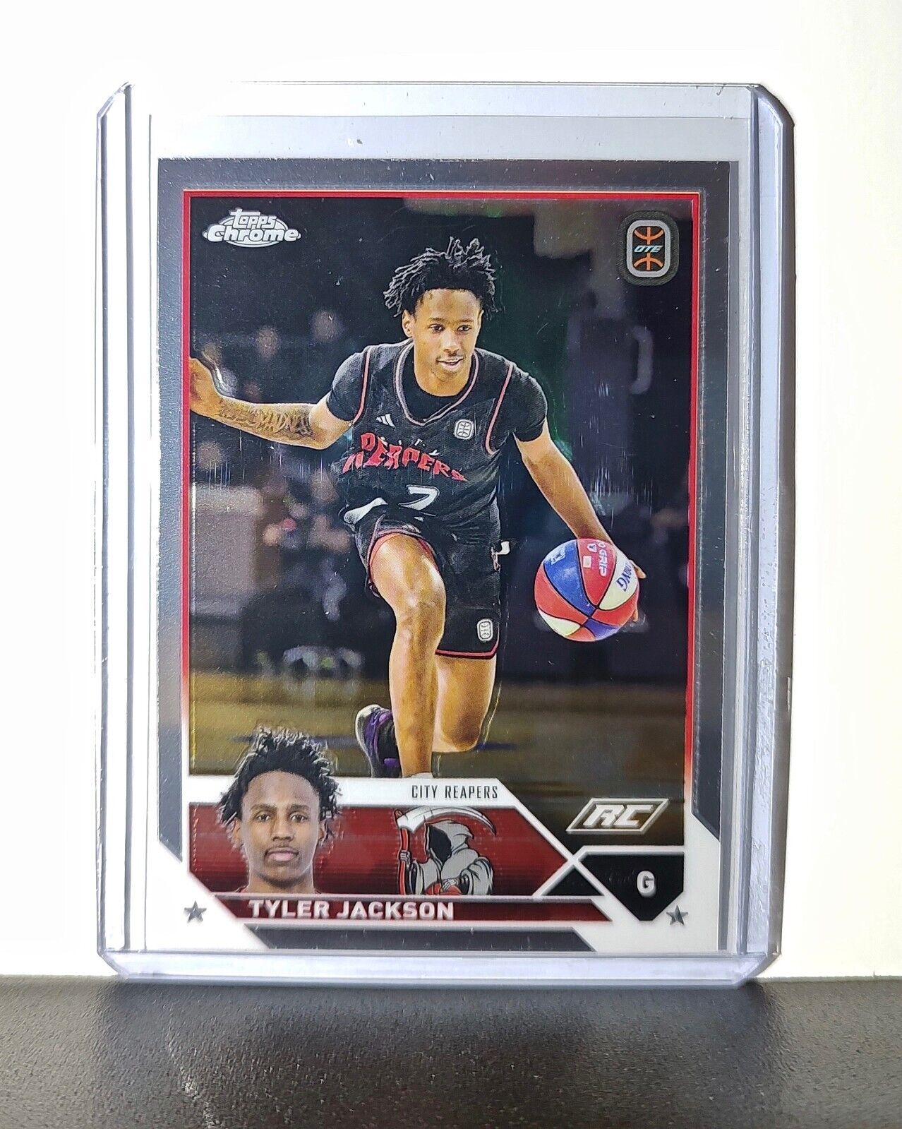 Tyler Jackson Rookie Card 2023-24 Topps Chrome Overtime #72 City Reapers