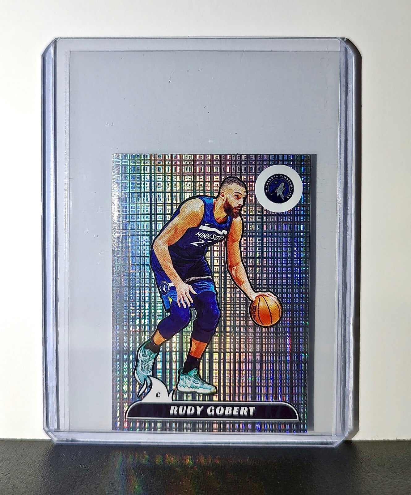 Rudy Gobert 2024-25 Panini NBA #396 Foil Sticker Card Minnesota Timberwolves