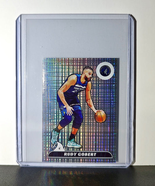 Rudy Gobert 2024-25 Panini NBA #396 Foil Sticker Card Minnesota Timberwolves