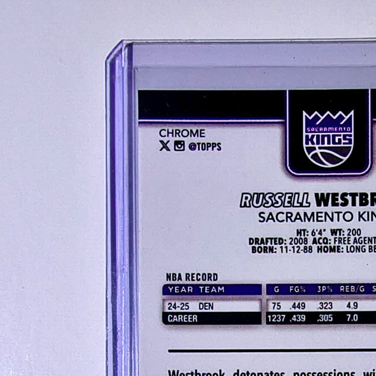 Rui Hachimura 2025-26 NBA Topps Chrome Update #84 Basketball Card LA Lakers