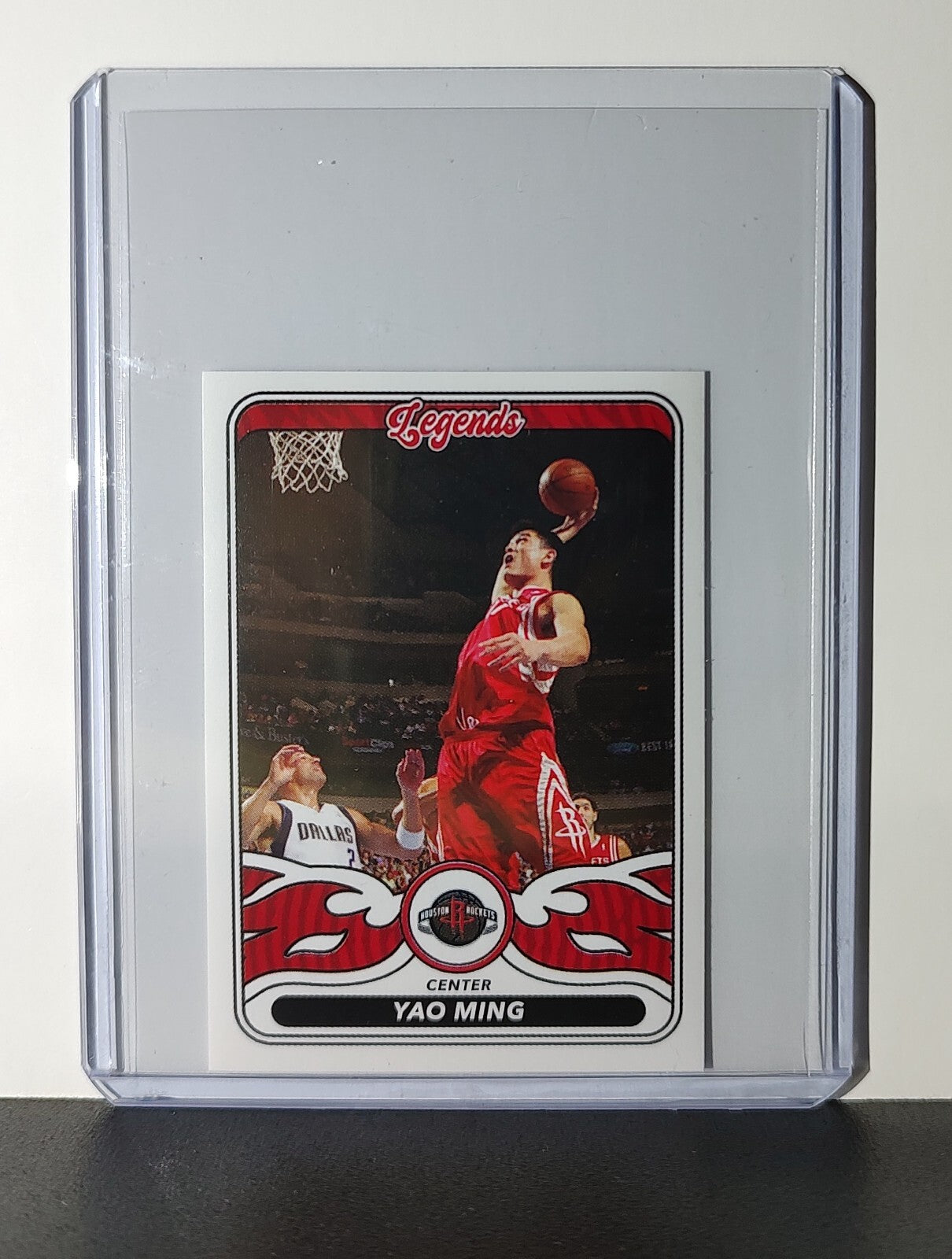 Yao Ming Legends 2024-25 Panini NBA #502 Sticker Card Houston Rockets