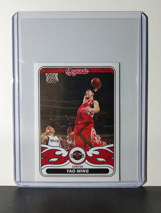 Yao Ming Legends 2024-25 Panini NBA #502 Sticker Card Houston Rockets