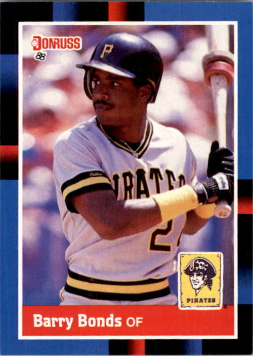 1988 Barry Bonds Donruss Baseball Card #326