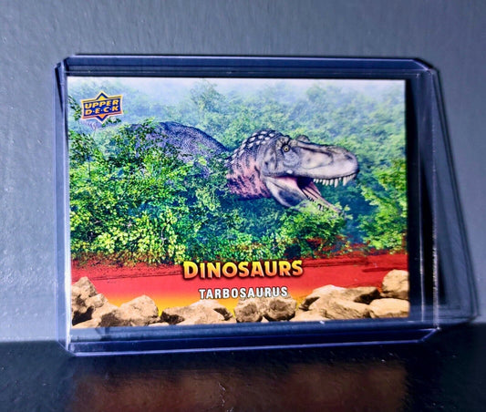 2015 Upper Deck Dinosaurs Tarbosaurus Extinction Red Parallel #47 Card