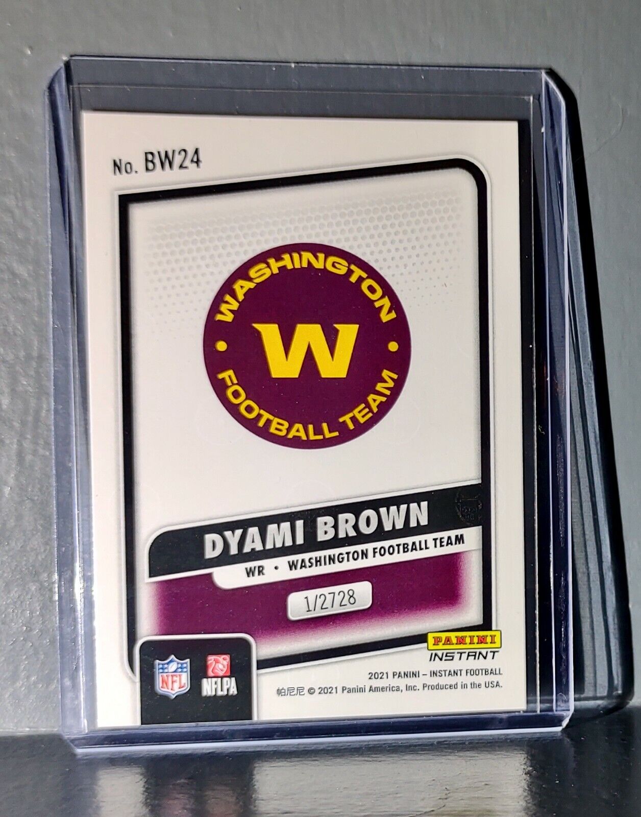 Dyami Brown 2021 Panini NFL Black and White Rookies #24 Card 1/2728