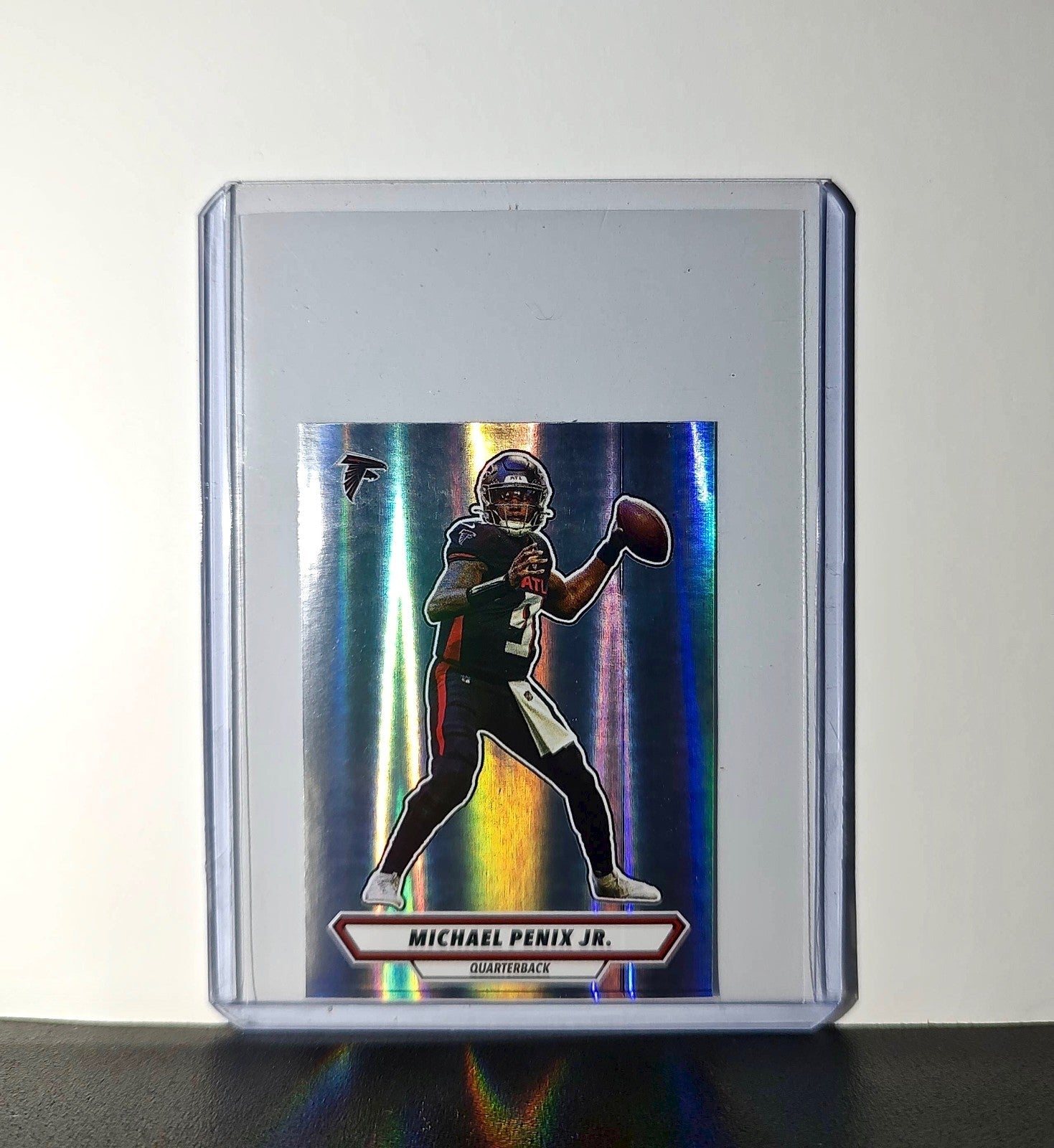 Michael Penix Jr. 2025 Panini NFL #427 Foil Sticker Falcons
