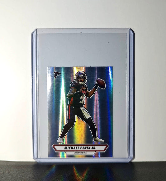 Michael Penix Jr. 2025 Panini NFL #427 Foil Sticker Falcons