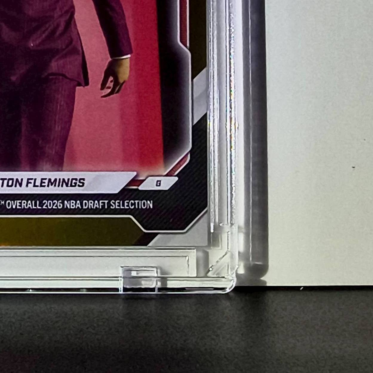 Kingston Flemings Rookie 2026-27 Topps NBA Draft Night Gold Foil 26/50 Hawks