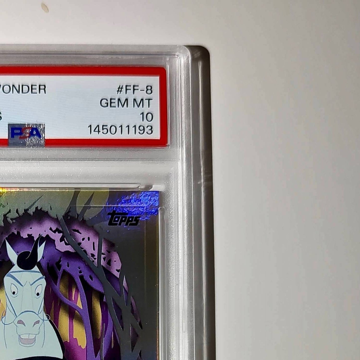 Samson 2025 Topps Disney #FF-8 Furry Friends Card Sleeping Beauty PSA 10