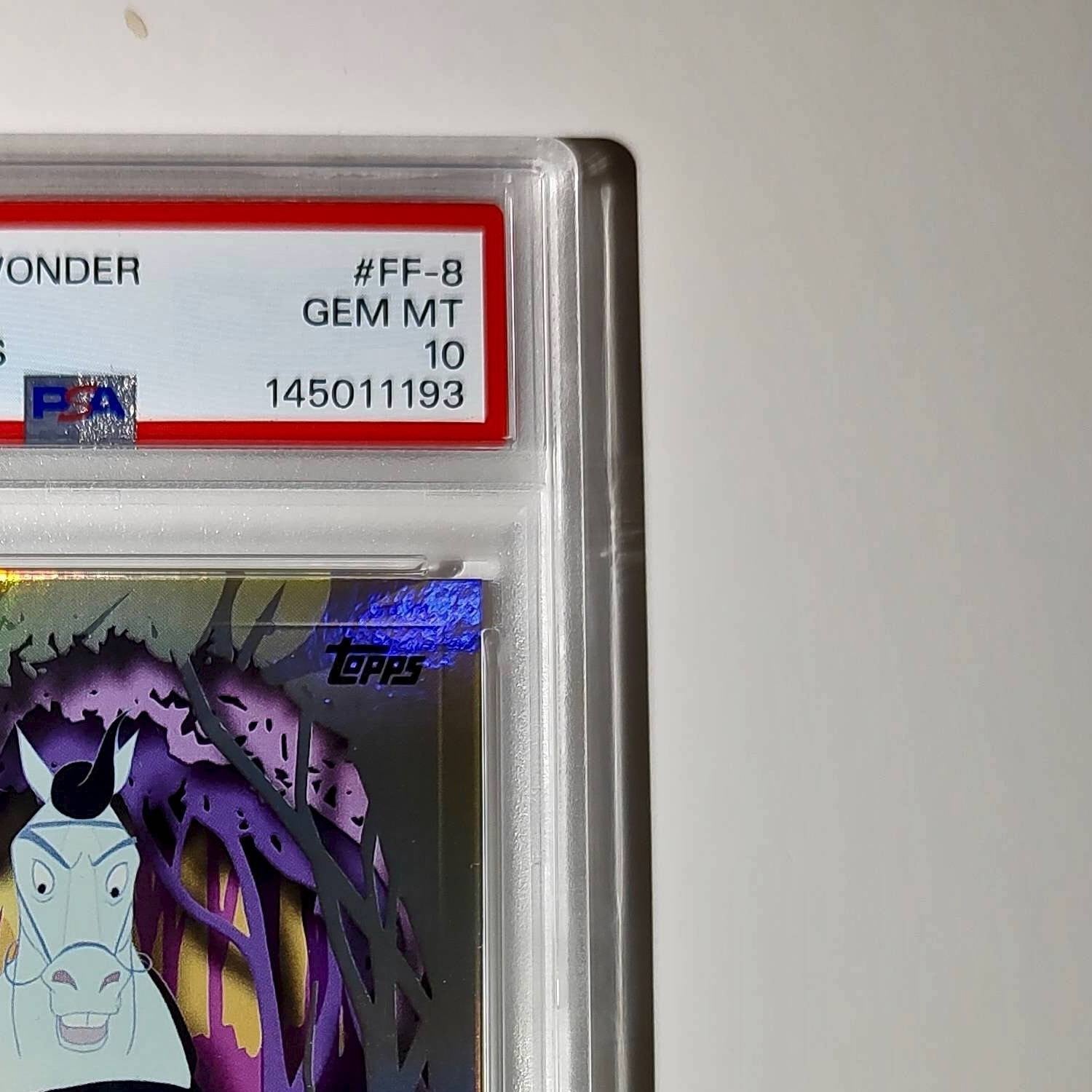 Samson 2025 Topps Disney #FF-8 Furry Friends Card Sleeping Beauty PSA 10