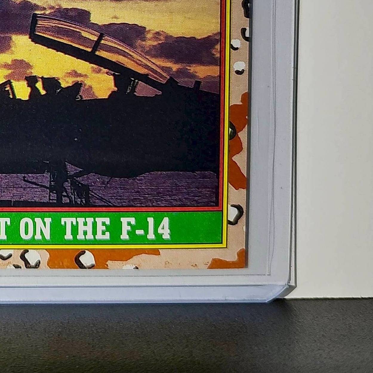 Sunset on the Flight Line 1991 Topps Desert Storm #86 Card