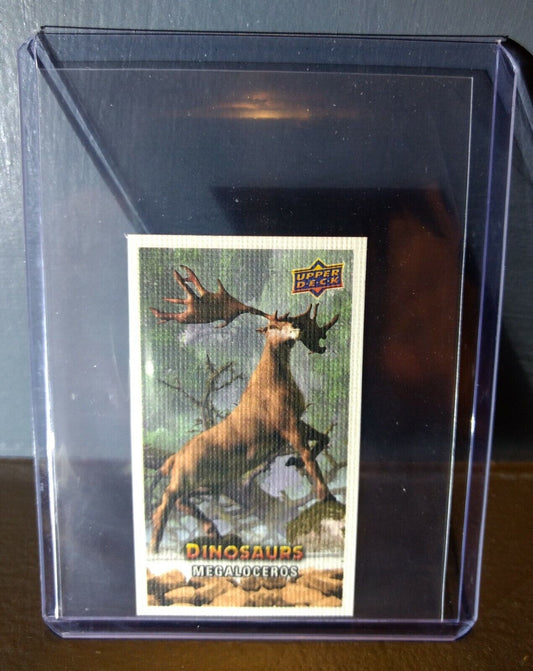 2015 Upper Deck Dinosaurs Canvas Mini Megaloceros #141 Trading Card