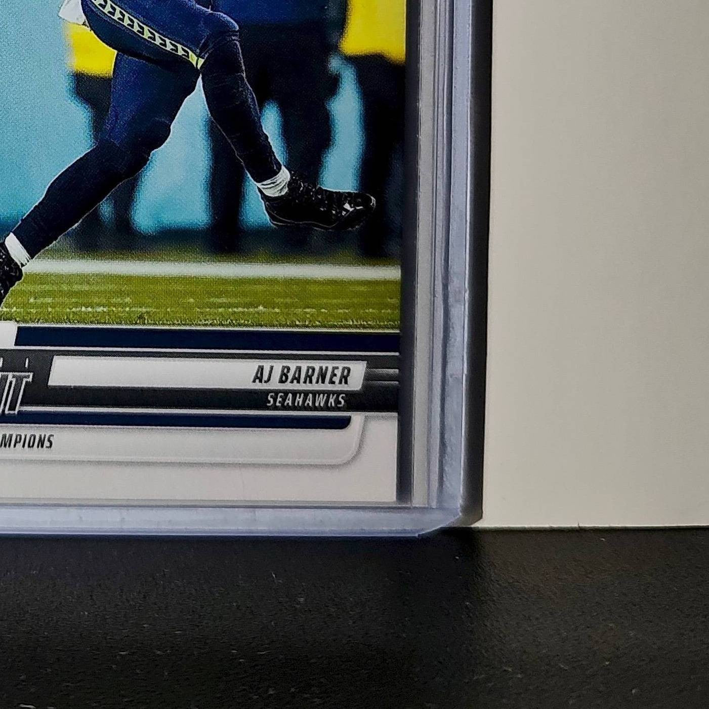 AJ Barner 2026 Panini NFL Super Bowl LIX Champions #9 Card Seattle Seahawks