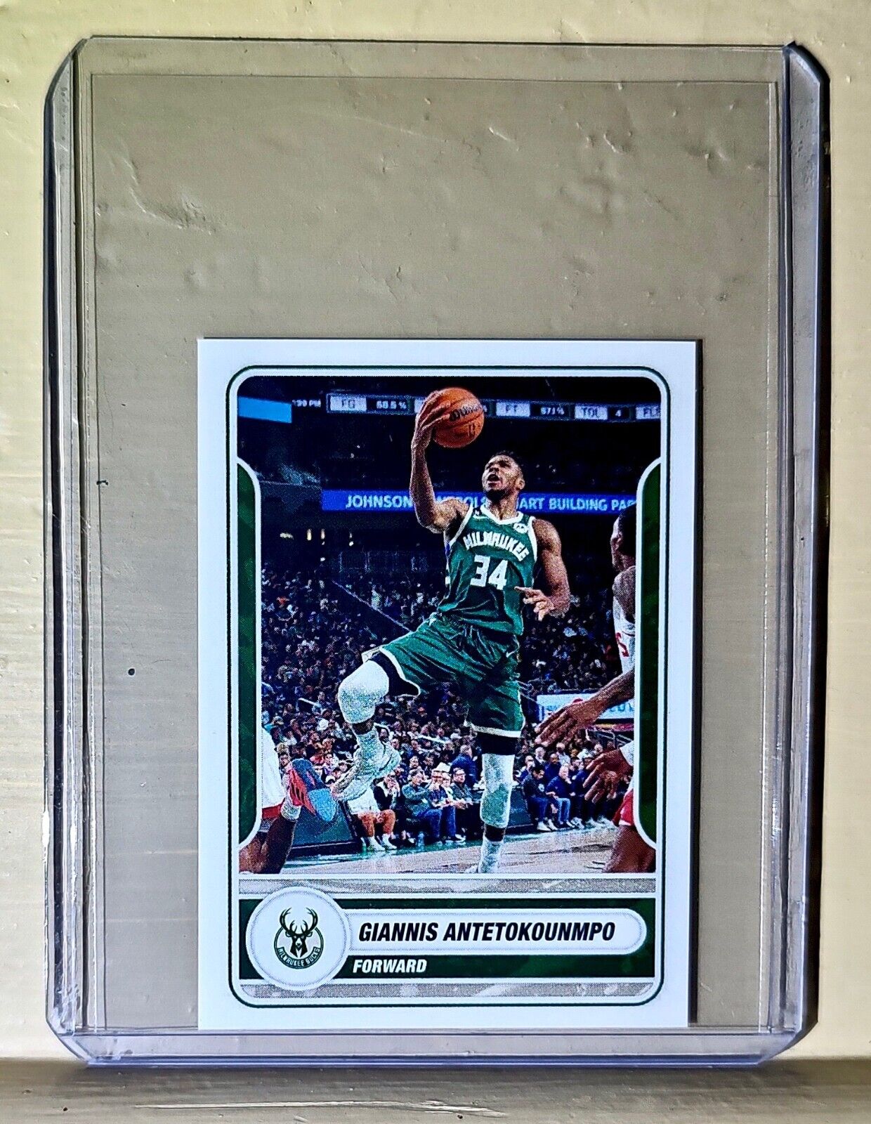 2023-24 Giannis Antetokounmpo Panini NBA Basketball #220 Sticker Milwaukee Bucks