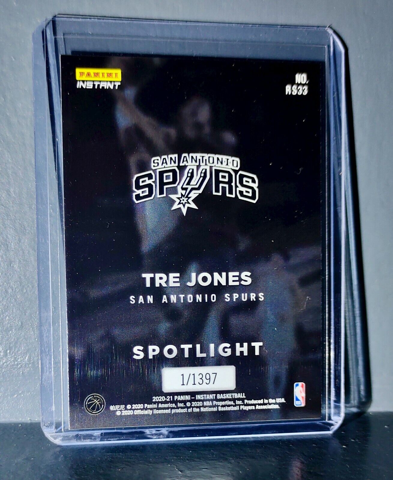 Tre Jones Rookie Spotlight 2020-21 Panini NBA #33 Basketball Card 1 of 1397