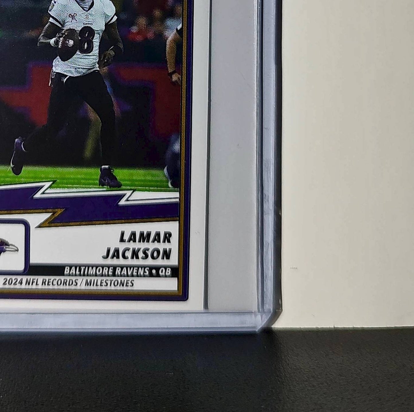 Lamar Jackson 2025 Panini NFL #26 Record/Milestone Sticker