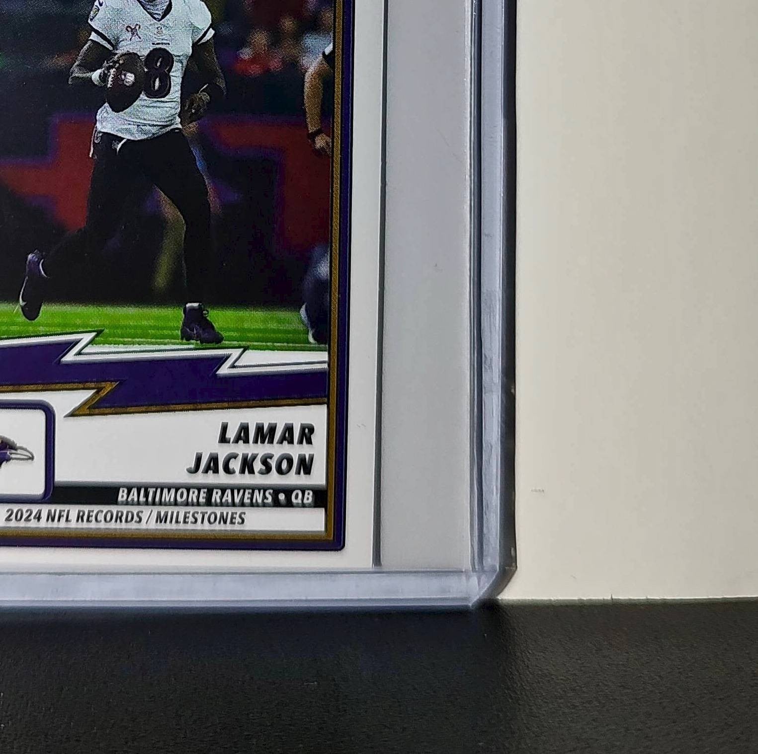 Lamar Jackson 2025 Panini NFL #26 Record/Milestone Sticker