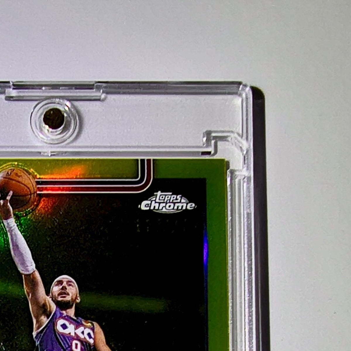 Alex Caruso 2025-26 NBA Topps Chrome Update Yellow Refractor 117/275 OC Thunder