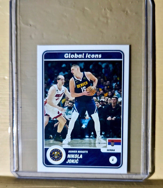 2023-24 Nikola Jokić Panini NBA Basketball #68 Global Icons Sticker