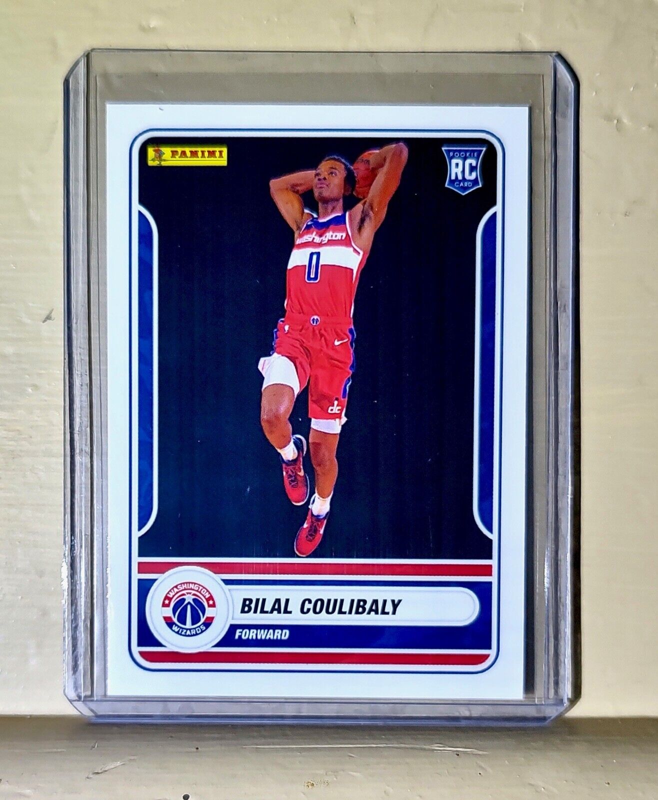 Bilal Coulibaly 2023-24 Panini NBA Basketball #77 Rookie Card Washington Wizards