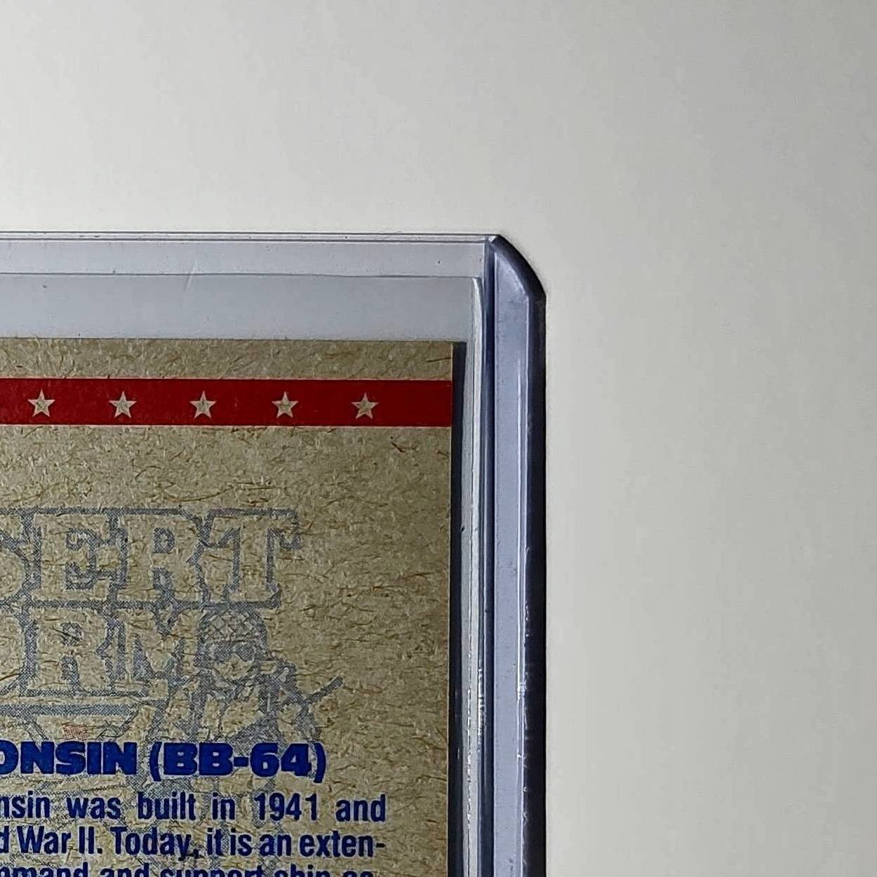 USS Wisconsin 1991 Topps Desert Storm #60 Card