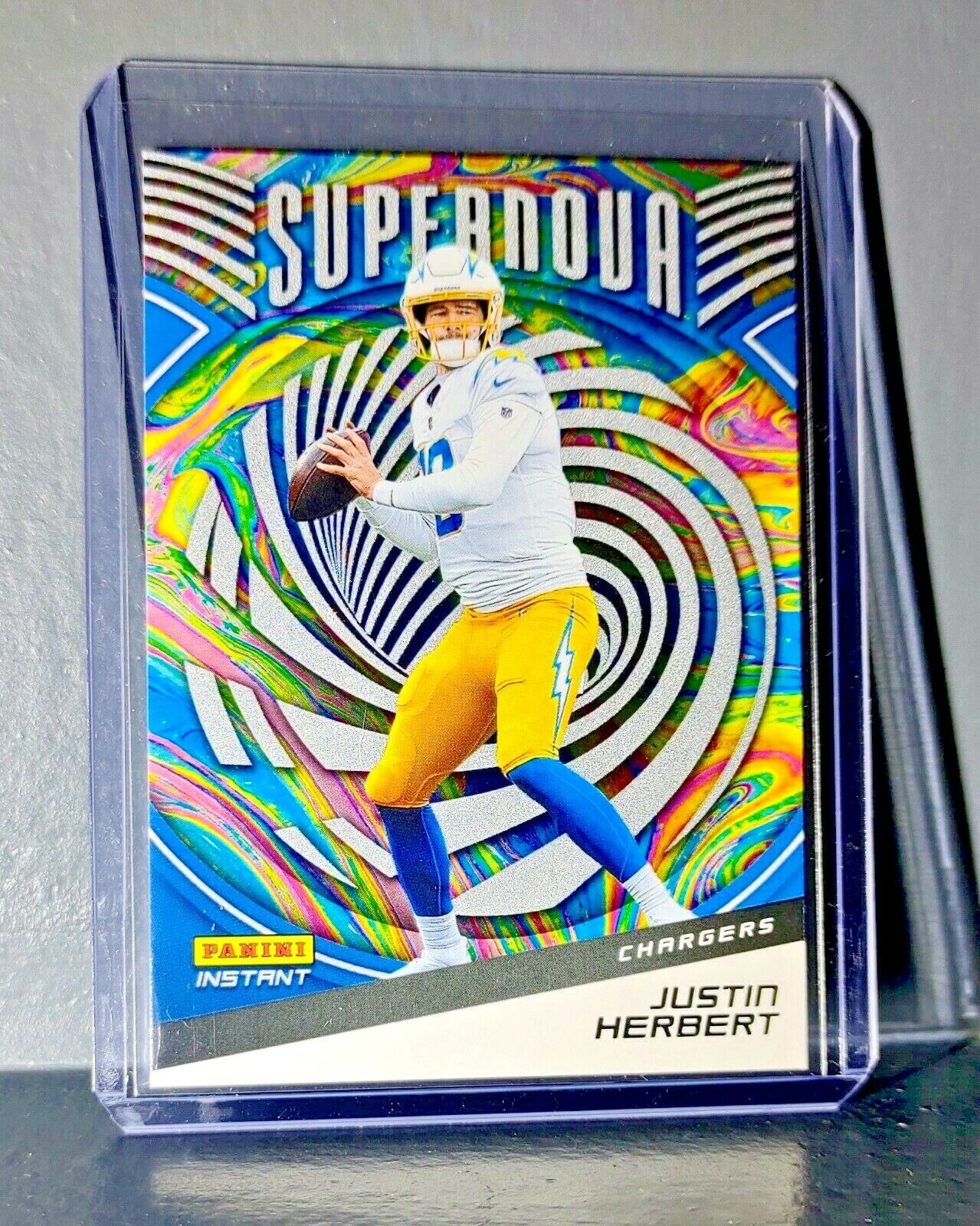 Justin Herbert 2021 Panini NFL Instant Supernova #12 Football Card 1 of 3357