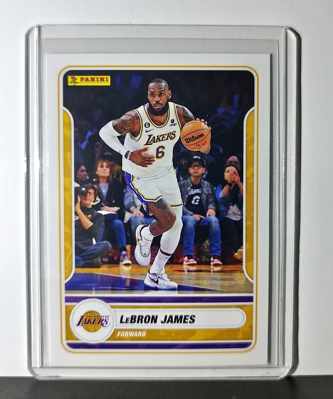 Lebron James 2023-24 Panini NBA #2 Sticker Card Los Angeles Lakers