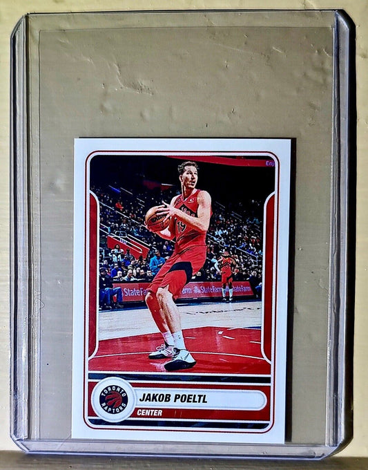 2023-24 Jakob Poeltl Panini NBA Basketball #278 Sticker Toronto Raptors