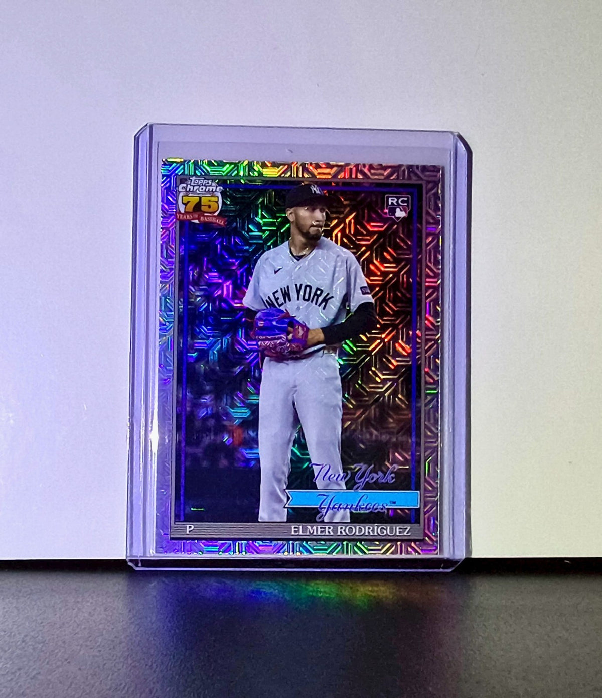 Elmer Rodríguez Rookie 2026 Topps Update 1991 Chrome Retro MLB #U91C-42 Yankees