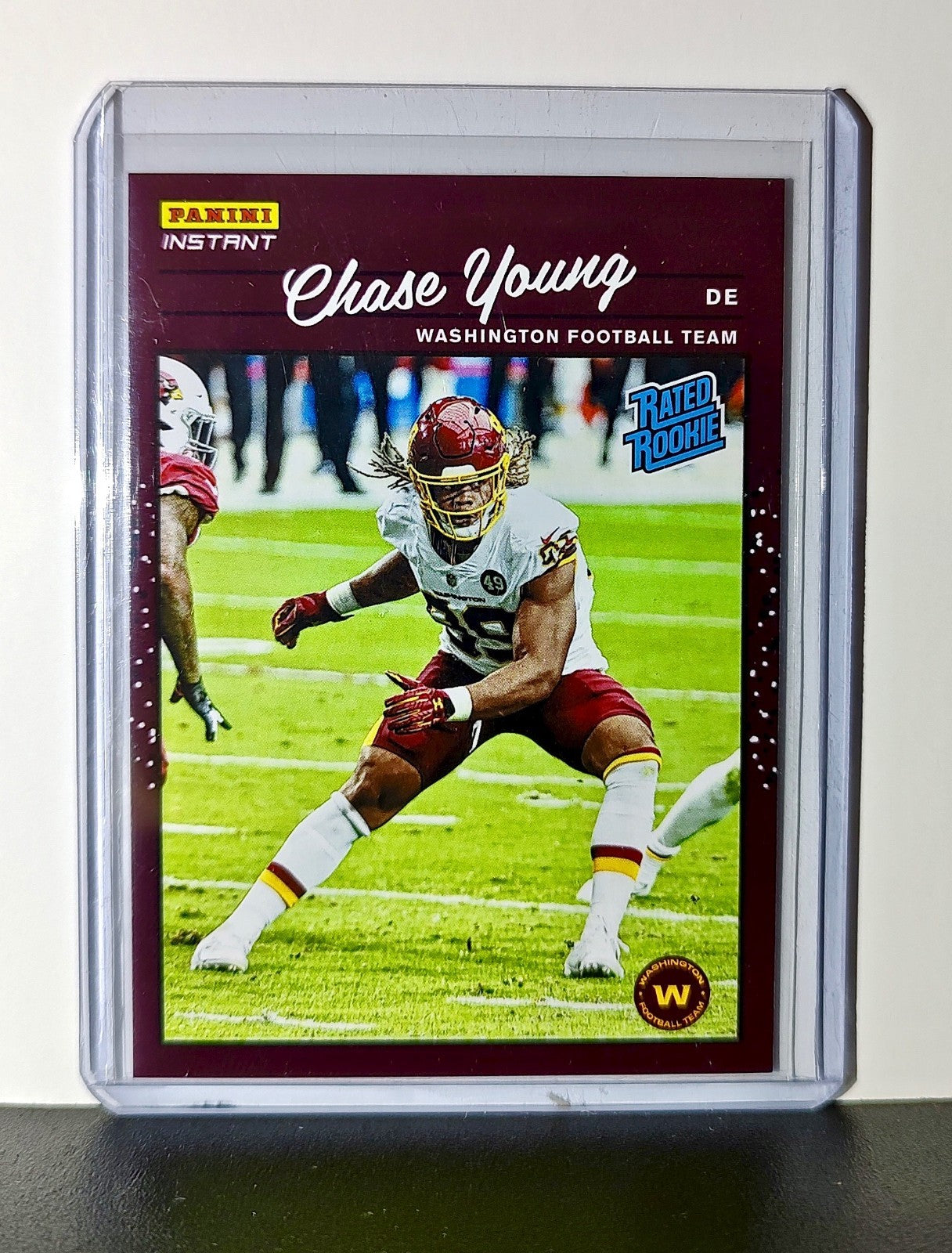 Chase Young Rookie 2020 Panini NFL #2 Rated Rookie Card Washington Football Team