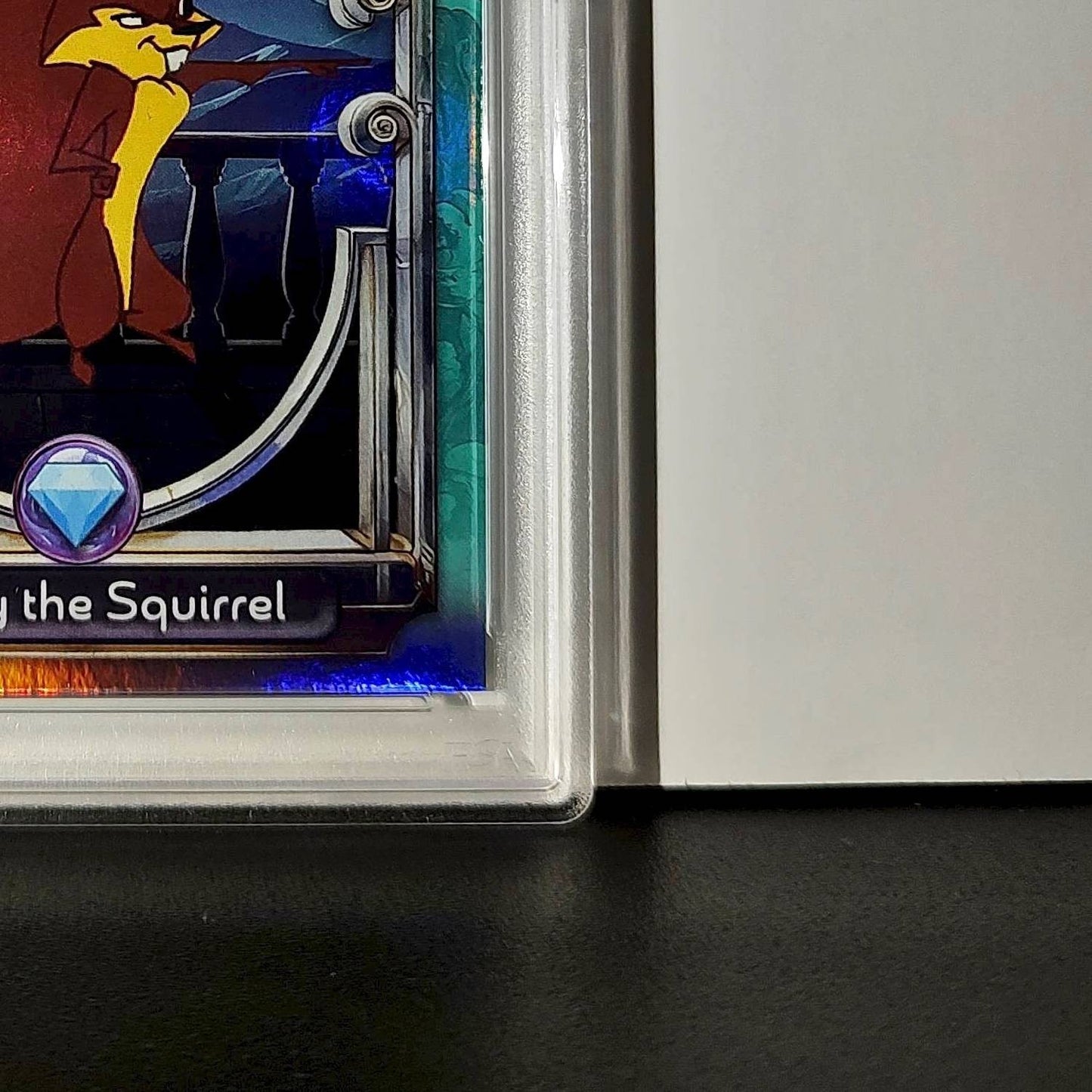 Bucky the Squirrel 2025 Topps Disney #140 Diamond The Emperor's New Groove PSA 8
