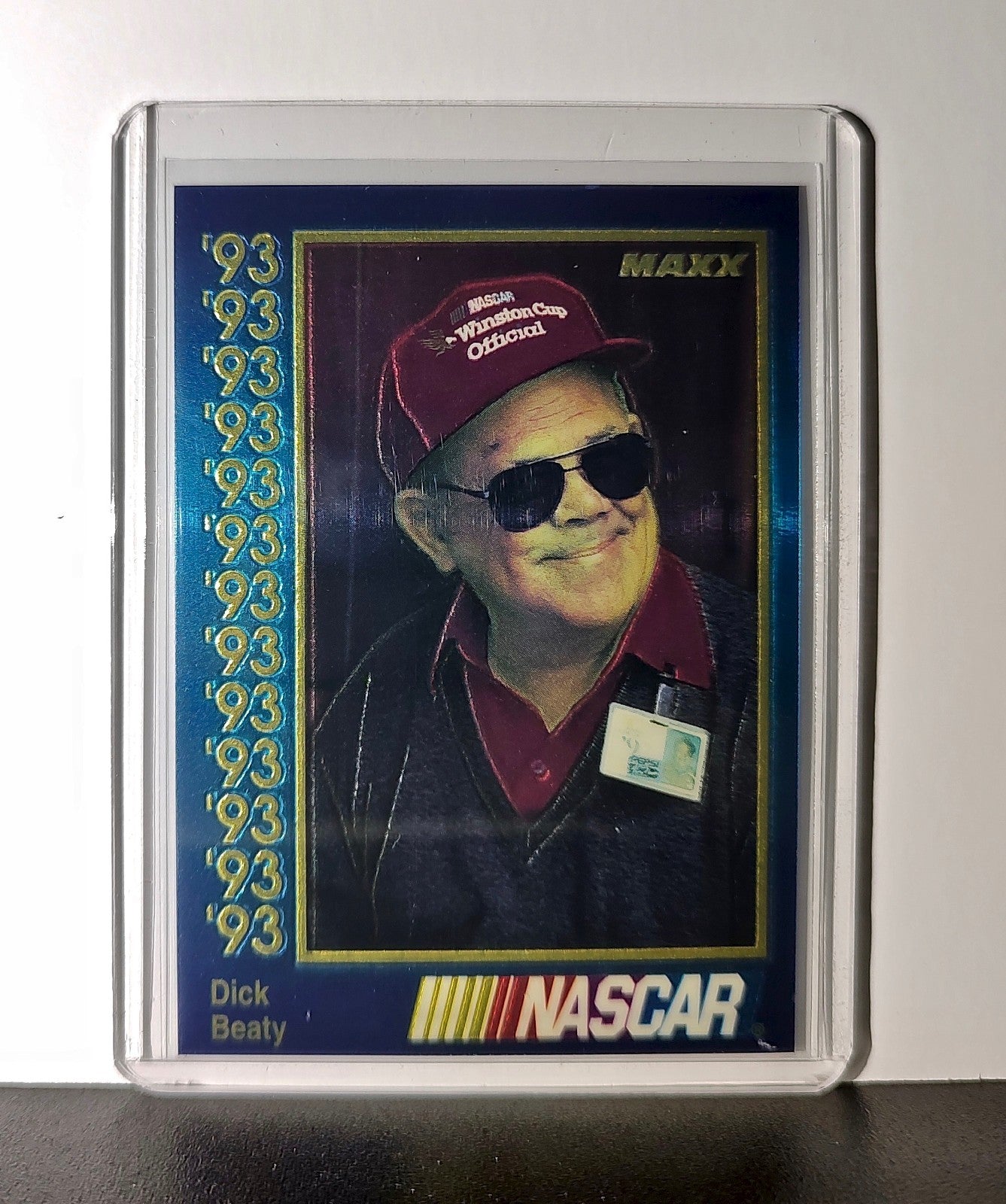 Dick Beaty 1993 Maxx Premier Plus Racing #170 NASCAR Card