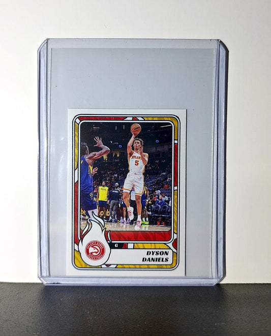 Dyson Daniels Rookie 2024-25 Panini NBA #107 Sticker Card Atlanta Hawks