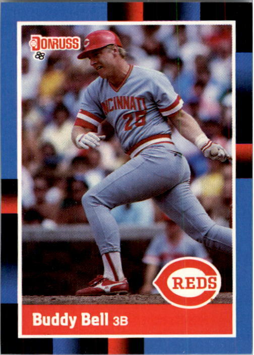 1988 Buddy Bell Donruss Baseball Card #206