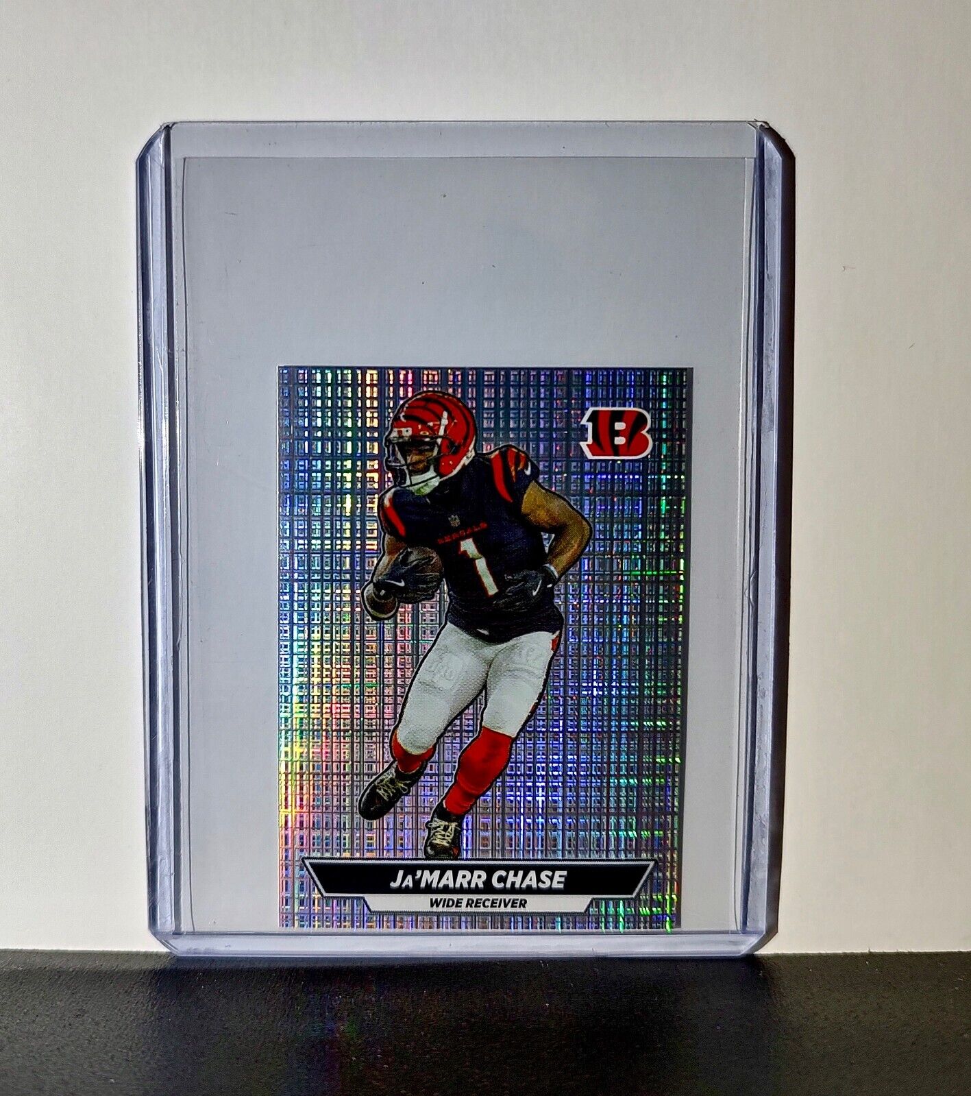 Ja'Marr Chase 2024 Panini NFL Sticker #136 Foil Cincinnati Bengals