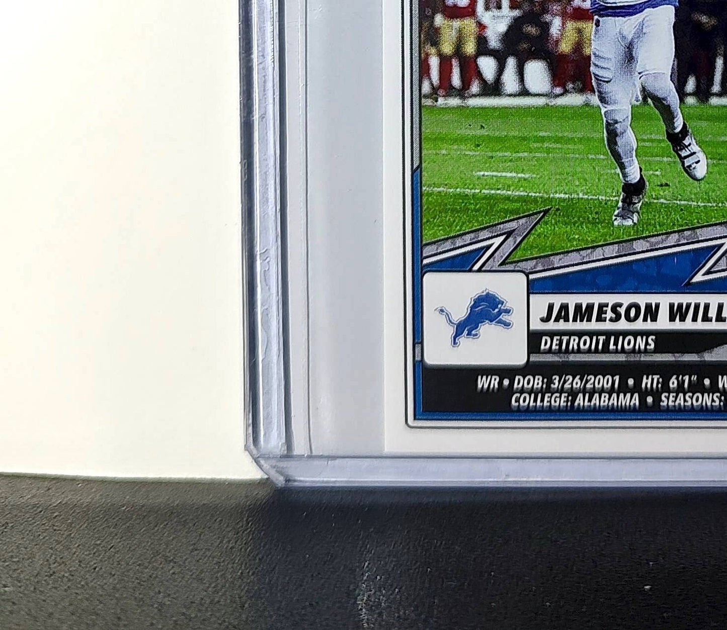 Jameson Williams 2025 Panini NFL #381 Sticker Detroit Lions