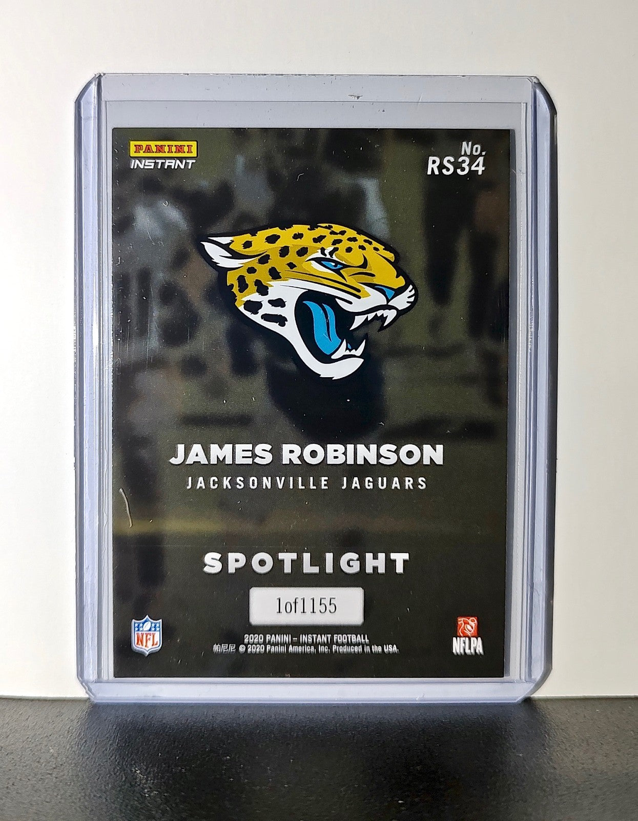 James Robinson Rookie 2020 Panini NFL #34 Rookie Spotlight Jacksonville Jaguars