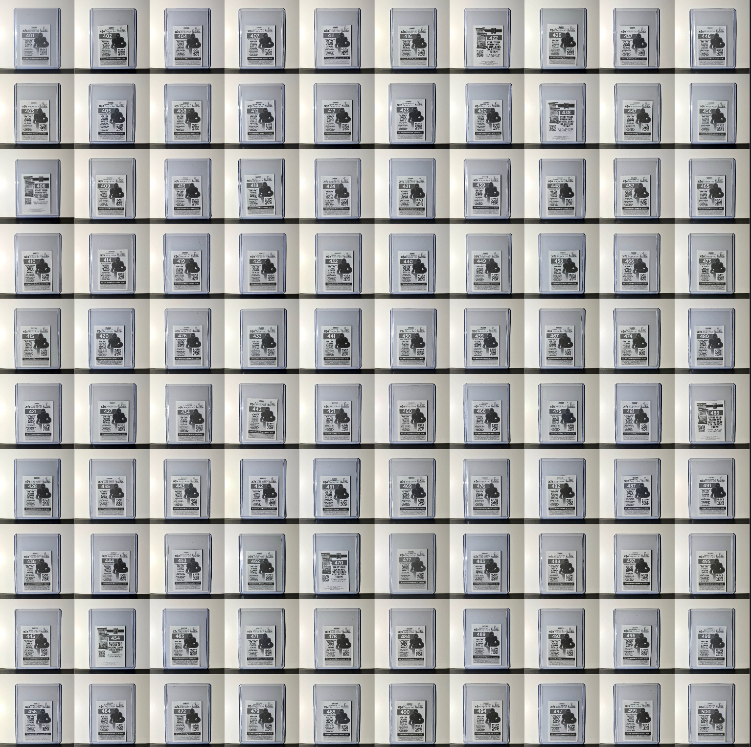 2025 Panini NFL Sticker Collection Complete 564 Football Sticker Set - Toploaded