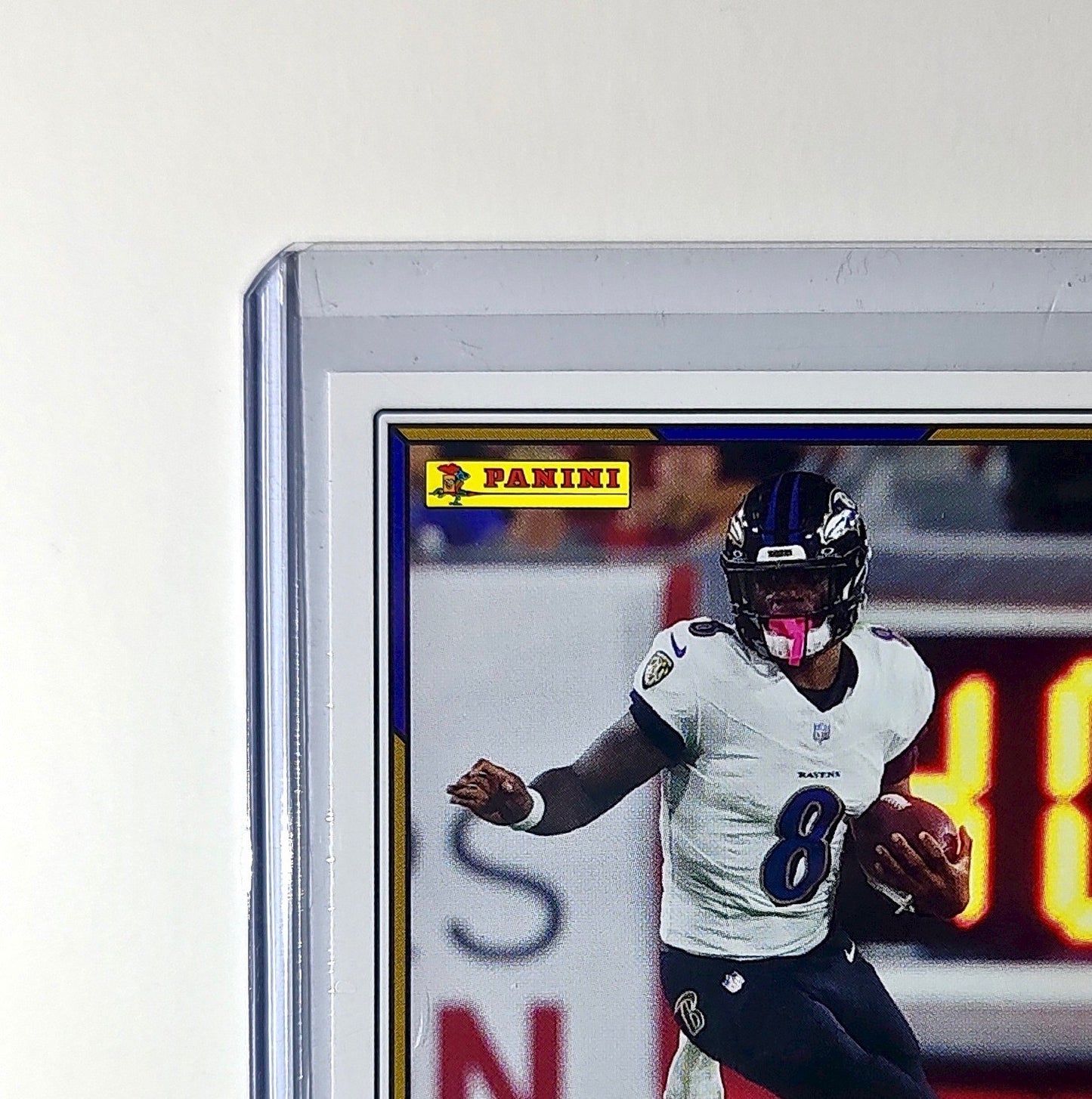 Lamar Jackson 2025 Panini NFL #38 Sticker Card Baltimore Ravens