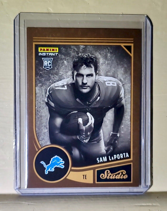 Sam LaPorta 2023 Panini NFL Studio Rookies #21 Rookie Card 1/370