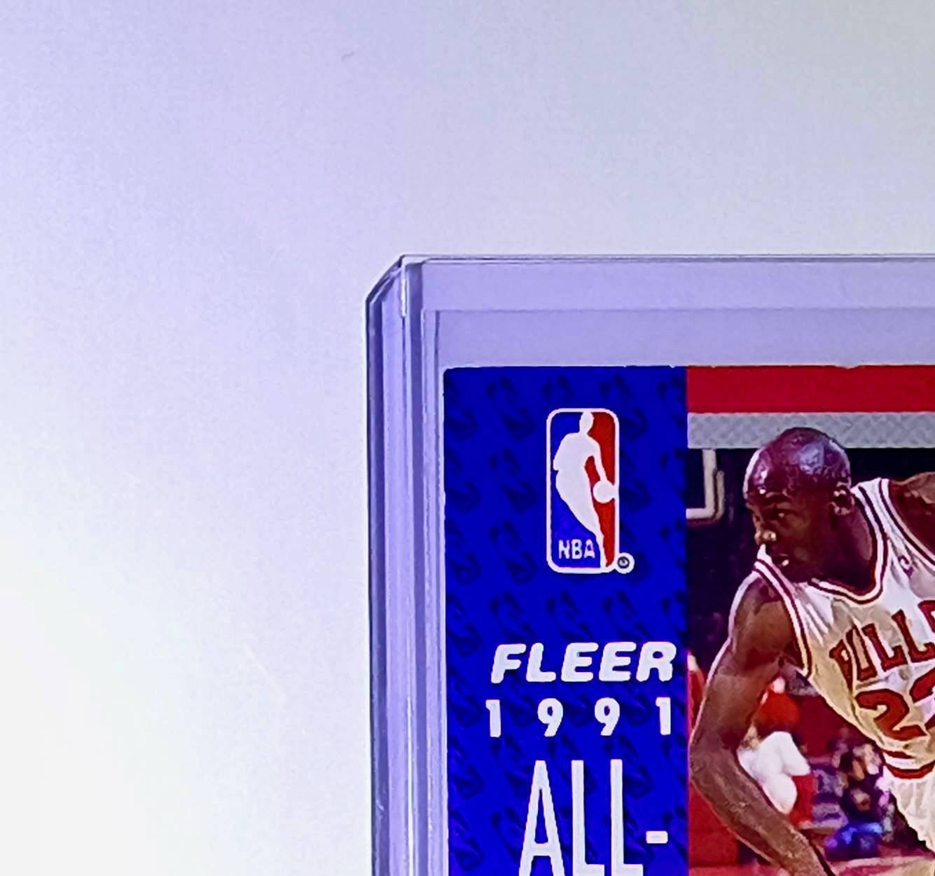 Michael Jordan 1991-92 Fleer All-Star Team #211 Basketball Card Chicago Bulls