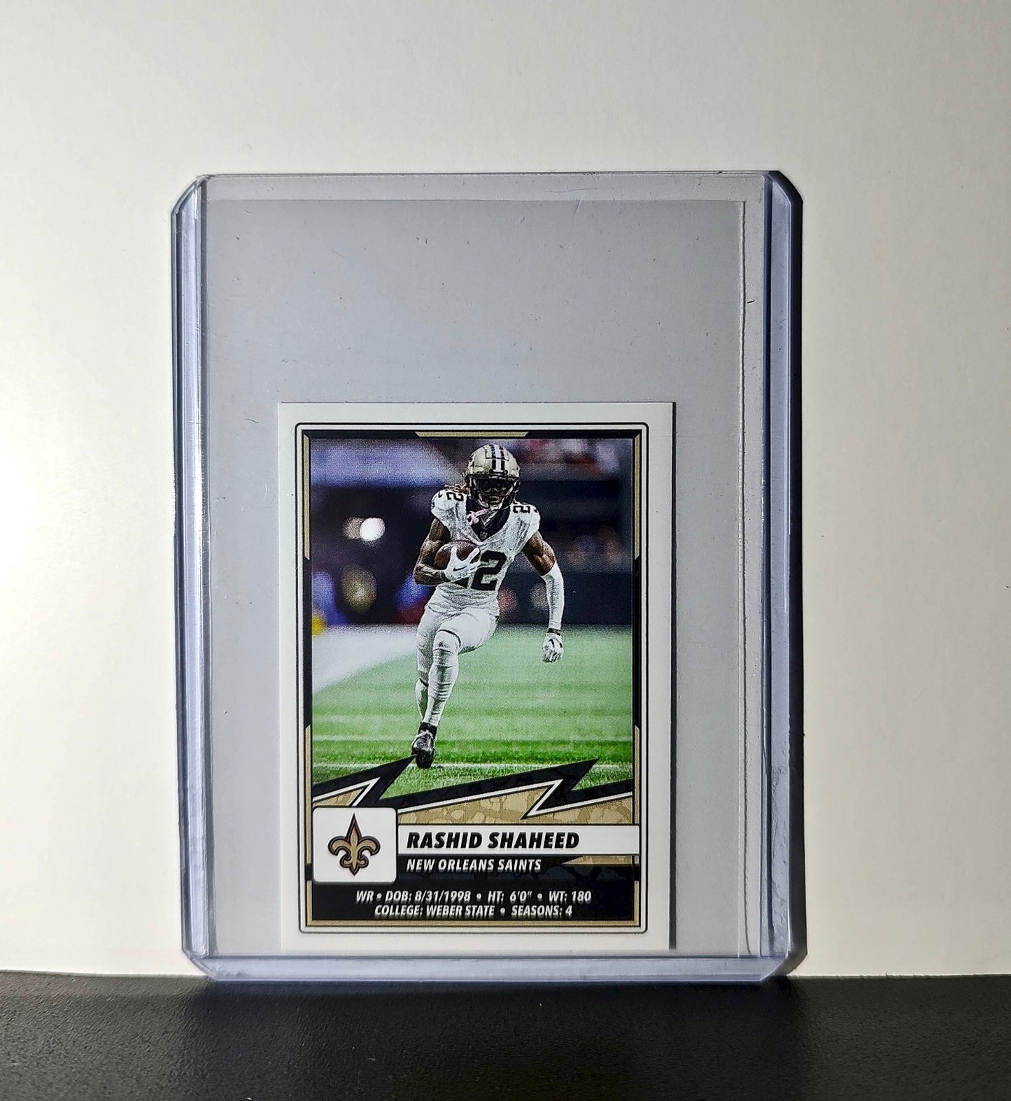 Rashid Shaheed 2025 Panini NFL #460 Sticker New Orleans Saints