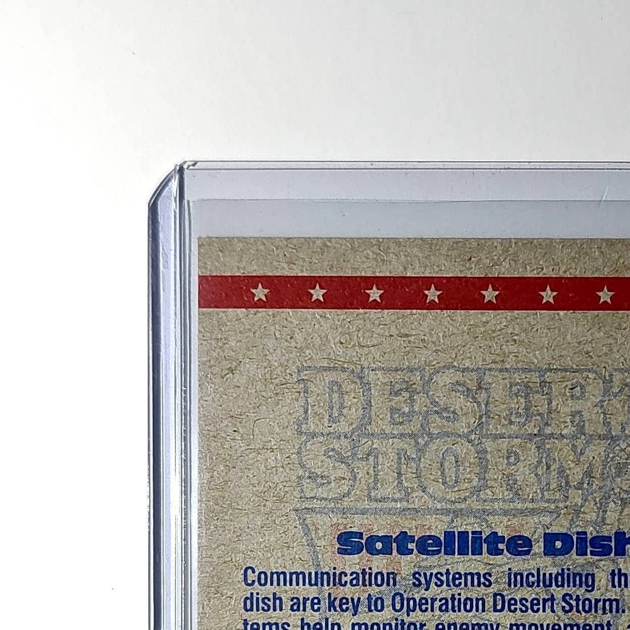 Satellite Dish 1991 Topps Desert Storm #72 Card