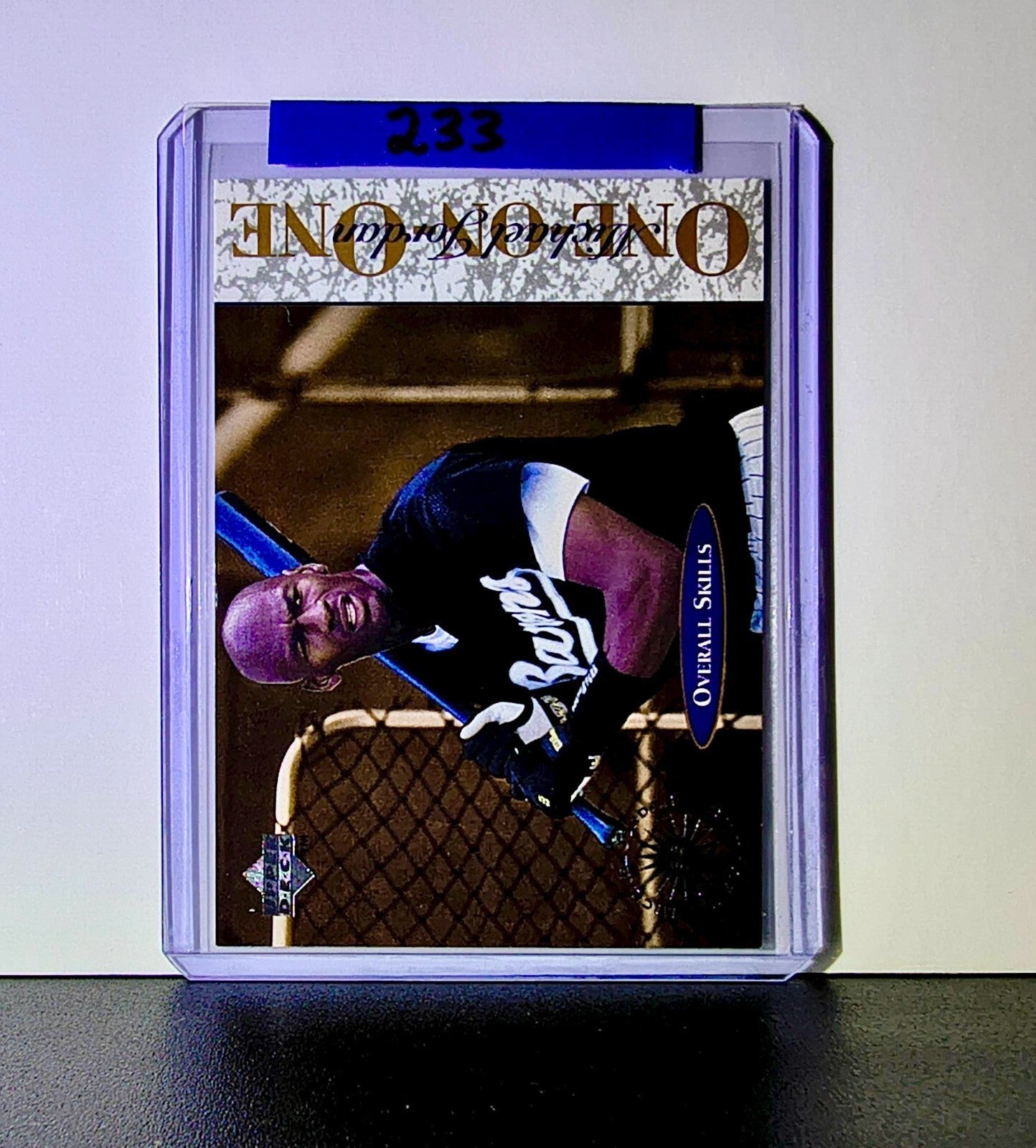 Michael Jordan 1995 Upper Deck Minors One on One #5 Basketball Card Bulls