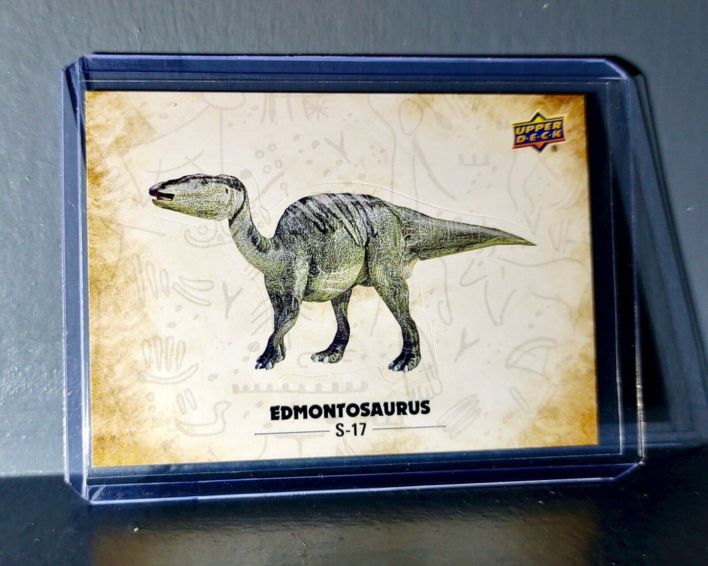 2015 Upper Deck Dinosaurs Edmontosaurus #S-17 Trading Sticker Card