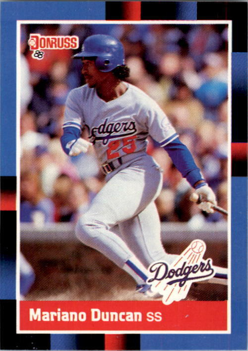 1988 Mariano Duncan Donruss Baseball Card #155